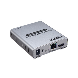 Перехідник аудіо-відео Lucom HDMI M/F (over RJ45) x1  60m 4K@60Hz (120mx30Hz)TX+RX сірий (62.09.8036) - Інтернет-магазин спільних покупок ToGether