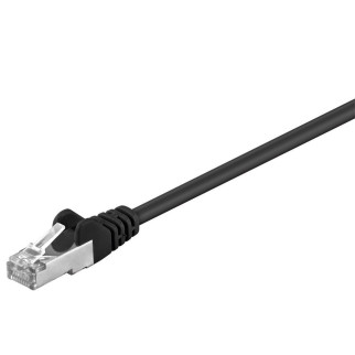 Патч-корд фольгований Goobay RJ45 FTP5e  2.0m patch AWG26 D=5.5mm Gold Protect чорний (75.06.8658) - Інтернет-магазин спільних покупок ToGether