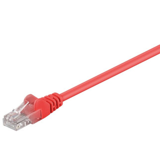 Патч-корд неекранований Goobay RJ45 UTP5e 15.0m patch AWG28 D=4.5mm Gold Protect червоний (75.06.8354) - Інтернет-магазин спільних покупок ToGether