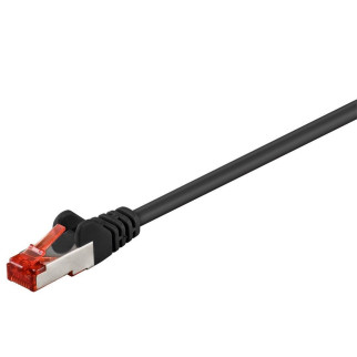 Патч-корд екранований Goobay RJ45 SFTP6  3.0m patch AWG27 D=6.0mm Gold Protect чорний (75.09.5508) - Інтернет-магазин спільних покупок ToGether