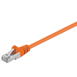 Патч-корд фольгований Goobay RJ45 FTP5e 30.0m patch AWG26 D=5.5mm Gold Protect оранжевий (75.09.3463) - Інтернет-магазин спільних покупок ToGether