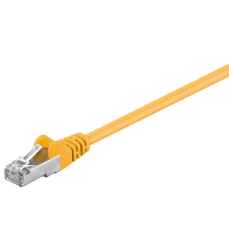 Патч-корд фольгований Goobay RJ45 FTP5e  7.5m patch AWG26 D=5.5mm Gold Protect жовтий (75.05.0169) - Інтернет-магазин спільних покупок ToGether