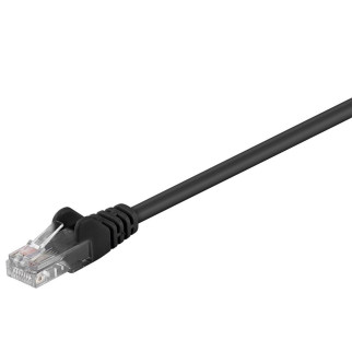 Патч-корд неекранований Goobay RJ45 UTP5e  3.0m patch AWG28 D=4.5mm Gold Protect чорний (75.06.8649) - Інтернет-магазин спільних покупок ToGether