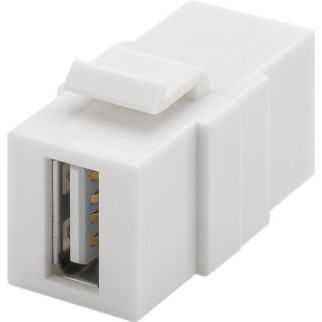Перехідник обладнання Goobay USB2.0 A F/F (Keystone) Modul білий (75.07.9909) - Інтернет-магазин спільних покупок ToGether