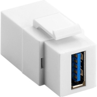 Перехідник обладнання Goobay USB3.0 A F/F (Keystone) Module білий (75.07.9927) - Інтернет-магазин спільних покупок ToGether