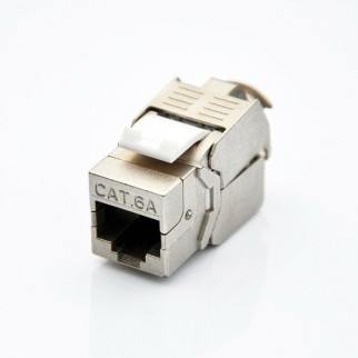 Конектор мережевий Lucom FreeEnd-RJ45 STP6a Keystone module LSA(ToolFree) сірий (62.09.8116) - Інтернет-магазин спільних покупок ToGether