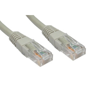 Патч-корд неекранований Value RJ45 UTP5e  2.0m patch AWG26 D=4.5mm Gold сірий (78.01.4357) - Інтернет-магазин спільних покупок ToGether