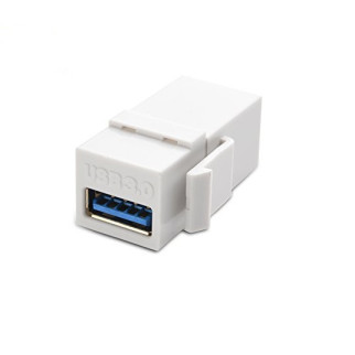 Перехідник обладнання Gutbay USB3.0 A F/F (Keystone) прямий білий (78.01.2816) - Інтернет-магазин спільних покупок ToGether