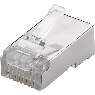 Конектор мережевий Goobay FreeEnd-RJ45 STP6 конектор AWG26-23 Round Gold(75.09.3829) - Інтернет-магазин спільних покупок ToGether