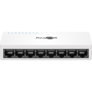 Перехідник мережевий Goobay RJ45 FastLAN 1x8 (Switch) 10/100Mbps Auto Negotiation білий (75.07.1224) - Інтернет-магазин спільних покупок ToGether