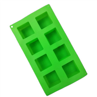 Силіконова форма Ytech для випічки Куб на 8 осередків Зелена 3218 - Інтернет-магазин спільних покупок ToGether