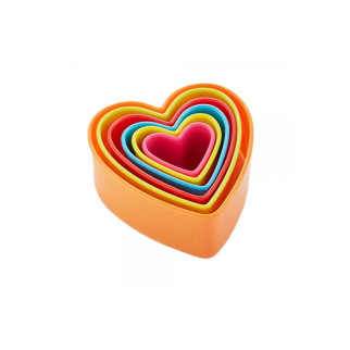 Вирубка для тіста "Серце" двостороння Kitchen 5 штук у наборі - Інтернет-магазин спільних покупок ToGether