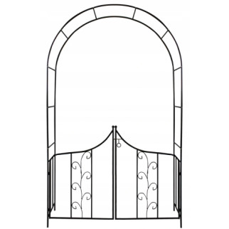Арка садовая-пергола GardenLine PERG-N6092 138 x 40 x 240 см Чорний - Інтернет-магазин спільних покупок ToGether