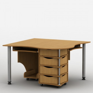 Комп'ютерний стіл Тиса-4 Вільха гірська - Інтернет-магазин спільних покупок ToGether