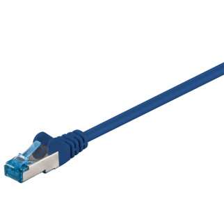 Патч-корд екранований Goobay RJ45 SFTP6a 2.0m patch AWG27 D=6.0mm LSOH Gold Cu синій (75.09.3738) - Інтернет-магазин спільних покупок ToGether