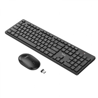 Комплект бездротова клавіатура та миша HOCO GM17 Black - Інтернет-магазин спільних покупок ToGether