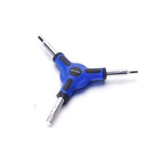 Шестигранний ключ Ken Tech KL-9736B 4/5/6мм Синій (INS-490) - Інтернет-магазин спільних покупок ToGether