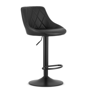 Барний стілець LEOBERT KAST Black (екошкіра) - Інтернет-магазин спільних покупок ToGether