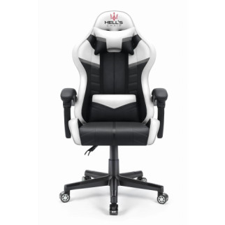 Комп'ютерне крісло Hell's Chair HC-1004 White-Black - Інтернет-магазин спільних покупок ToGether