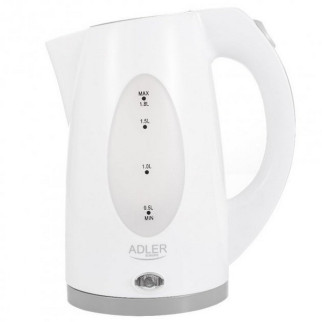 Електричний чайник 1.8 л Adler AD 1208 білий - Інтернет-магазин спільних покупок ToGether