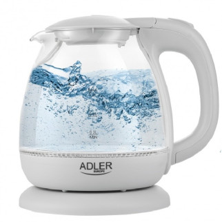 Чайник електричний 1 л скляний Adler AD 1283G Grey - Інтернет-магазин спільних покупок ToGether