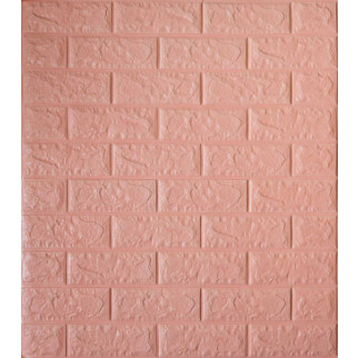 Самоклеюча декоративна панель Loft-Expert рожева цегла 700x770x5 мм - Інтернет-магазин спільних покупок ToGether