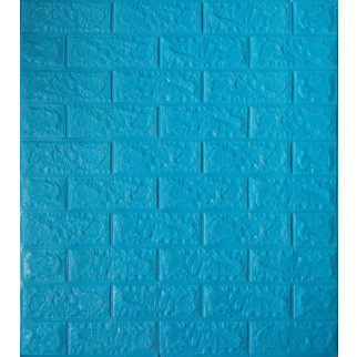 Самоклеюча декоративна 3D панель Loft-Expert цегла синє небо 700x770x5 мм - Інтернет-магазин спільних покупок ToGether