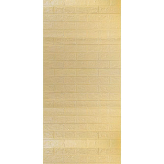 Самоклеюча 3D панель Sticker Wall під бежеву цеглу в рулоні 3080x700x3мм (R009-3) - Інтернет-магазин спільних покупок ToGether