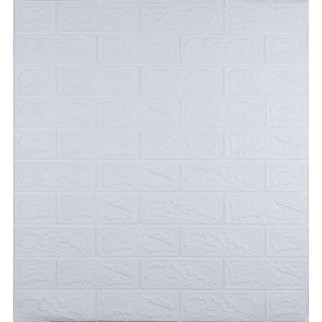 Самоклеюча декоративна 3D панель 3D Loft під білу цеглу 700x770x3 мм матовий - Інтернет-магазин спільних покупок ToGether