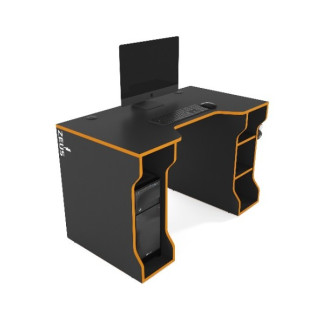 Геймерський стіл ZEUS TRON-4 чорний/оранжевий - Інтернет-магазин спільних покупок ToGether