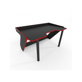 Геймерський ігровий стіл Comfy Home Kronika чорний+червоний - Інтернет-магазин спільних покупок ToGether