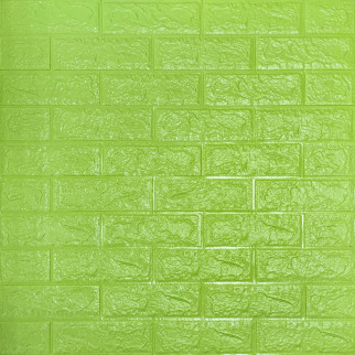 Самоклеюча панель 3D Sticker Wall SW-00001331 Флуоресцентний зелений 700х770х5мм - Інтернет-магазин спільних покупок ToGether