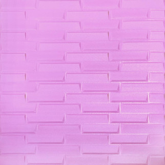 Самоклеюча 3D панель Sticker Wall SW-00001349 Пурпурна кладка 700х770х4мм - Інтернет-магазин спільних покупок ToGether
