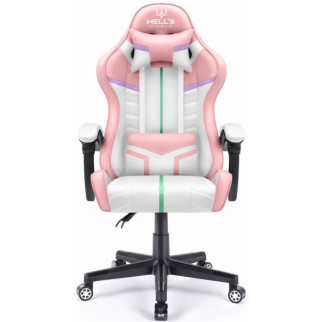 Комп'ютерне крісло Hell's Chair HC-1004 Rainbow PINK - Інтернет-магазин спільних покупок ToGether