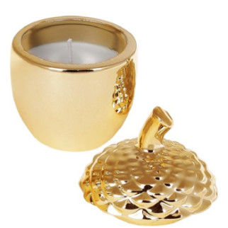 Декоративна свічка з кришкою "Золотий жолуд" Bona-Di 727-351 - Інтернет-магазин спільних покупок ToGether