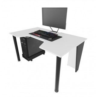 Геймерський ігровий стіл ZEUS GAMER-2 білий з чорним - Інтернет-магазин спільних покупок ToGether