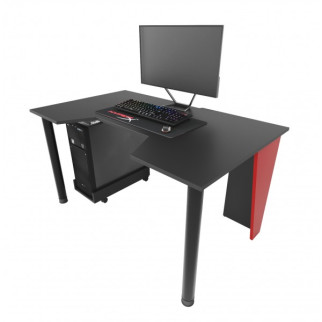 Геймерський ігровий стіл ZEUS GAMER-2 чорний з червоним - Інтернет-магазин спільних покупок ToGether