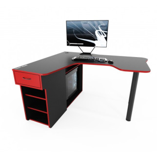 Геймерський ігровий стіл Comfy Home Kano-2 чорний/червоний - Інтернет-магазин спільних покупок ToGether