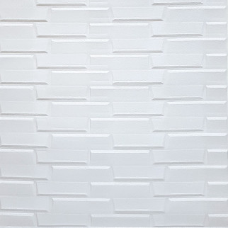 Самоклеюча декоративна панель 3D біла кладка в рулоні 3D Loft 3080x700x5мм - Інтернет-магазин спільних покупок ToGether