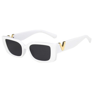 Сонцезахисні окуляри жіночі Mine Котяче око One Size Білий (hub_3ttecm) - Інтернет-магазин спільних покупок ToGether