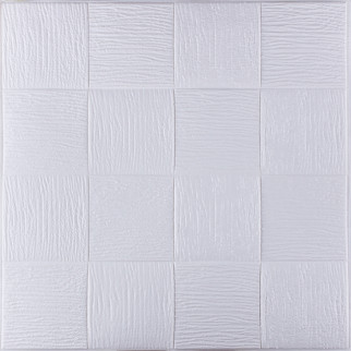 Самоклеюча 3D панель біле плетіння 3D Loft 700x700x5мм (3101-5) - Інтернет-магазин спільних покупок ToGether