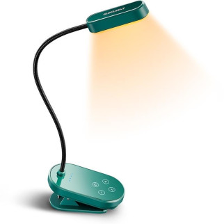 Настільна лампа на акумуляторі Glocusent Mini clip-on Book light Green - Інтернет-магазин спільних покупок ToGether