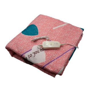 Простирадло з підігрівом Electric Blanket 7421 145х160 см Pink Heart - Інтернет-магазин спільних покупок ToGether