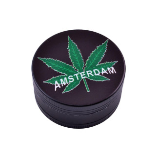 Гриндер для подрібнення тютюну ASHTRAY HL-050 Black Amsterdam (do328-hbr) - Інтернет-магазин спільних покупок ToGether