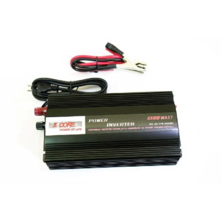 Перетворювач інвертор 12 на 220В 5 Core AC-DC UPS 1300W із зарядкою - Інтернет-магазин спільних покупок ToGether