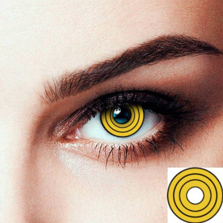 Лінзи контактні жовті гіпноз RY-399 (22907) Seta Decor - Інтернет-магазин спільних покупок ToGether