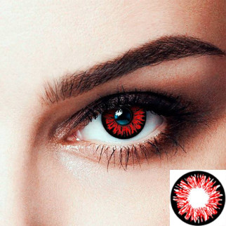 Лінзи контактні червоні реалістичні RY-292 (22896) Seta Decor - Інтернет-магазин спільних покупок ToGether
