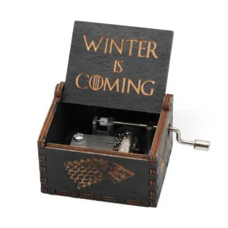 Музична скринька Bioworld Гра престолів Game of Thrones Зима близько Winter is coming чорна (23069) - Інтернет-магазин спільних покупок ToGether