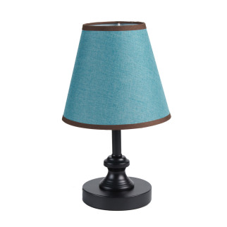 Настільна лама світильник декоративний з абажуром Sunlight блакитний 5061 - Інтернет-магазин спільних покупок ToGether
