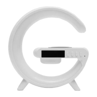 Ночник RGB 3в1 + Bluetooth колонка та бездротова зарядка G63 Smart Small White CNV - Інтернет-магазин спільних покупок ToGether